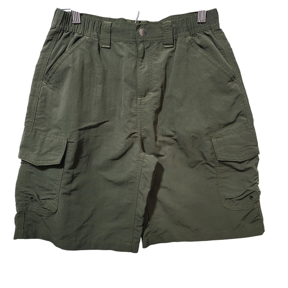 White Sierra Kids Cargo Shorts Olive Green Utility Pockets Outdoor Youth‎ XL